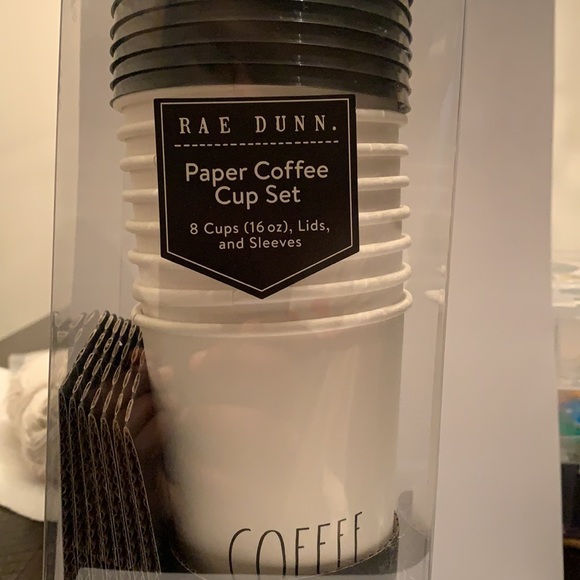 RAE DUNN paper Coffee cup set - Picture 3 of 3